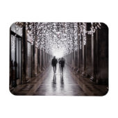 Licht, schaduwen en symmetrie - sepia magneet (Horizontaal)