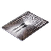 Licht, schaduwen en symmetrie - sepia notitieboek (Linkerzijde)