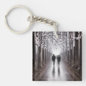 Licht, schaduwen en symmetrie - sepia sleutelhanger (Voorkant)