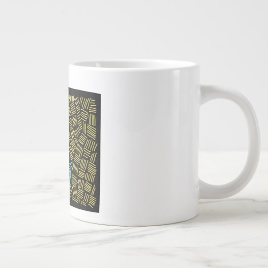 Licht schetsen grote koffiekop (Rechts)