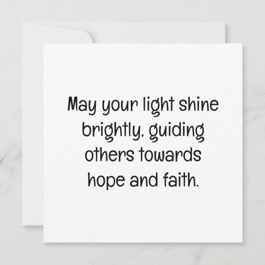 Licht schetsen kaart (Achterkant)