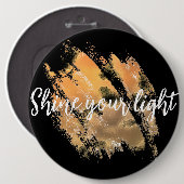 Licht schetsen ronde button 6,0 cm (Voorkant /achterkant)