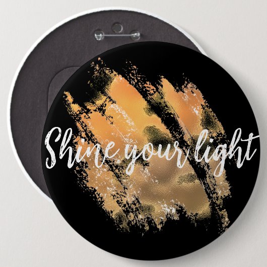 Licht schetsen ronde button 6,0 cm (Voorkant /achterkant)