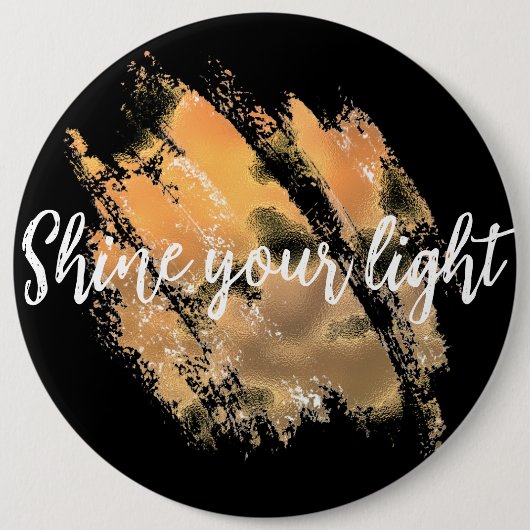 Licht schetsen ronde button 6,0 cm (Voorkant)