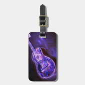 Licht schilderen: gitaar - bagagelabel (Voorkant verticaal)