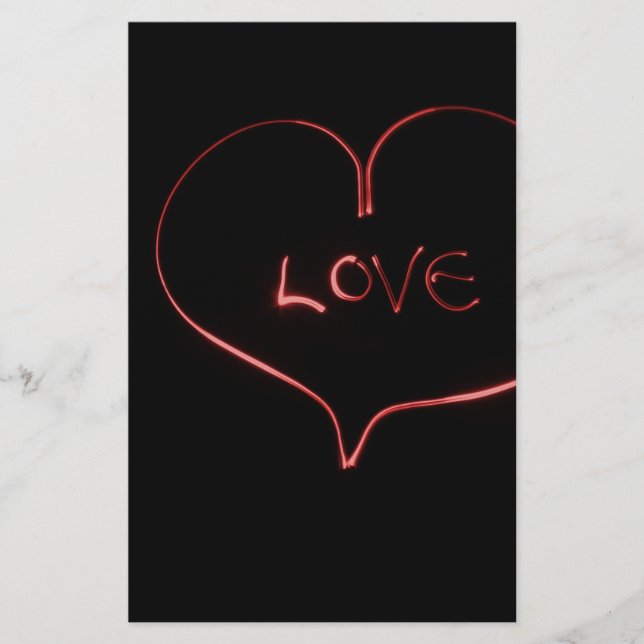 Licht schilderend hart (Voorkant)