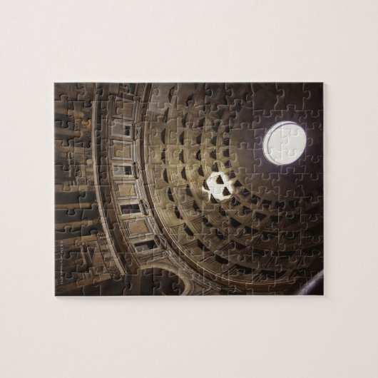 Licht schitterend door oculus in het Pantheon in Legpuzzel (Horizontaal)