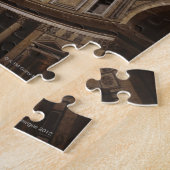 Licht schitterend door oculus in het Pantheon in Legpuzzel (Zijkant)
