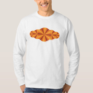 Licht Shirt Oranje lichtverlichting Mannen