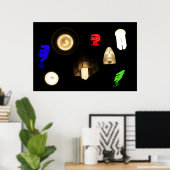 Licht show poster (Thuiskantoor)