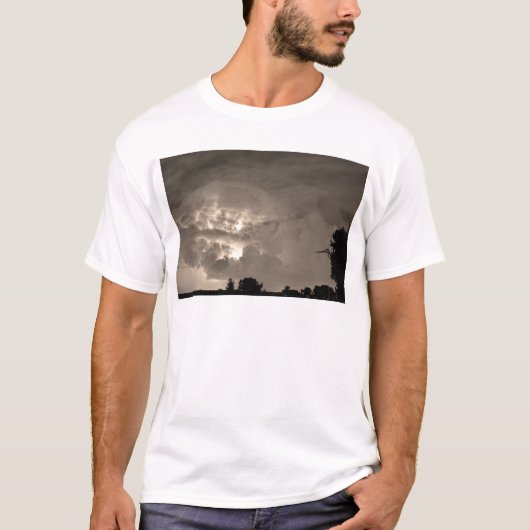 Licht Show Sepia T-shirt (Voorkant)