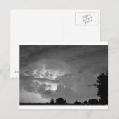 Licht Show zwart-wit Briefkaart (Voorkant / Achterkant)