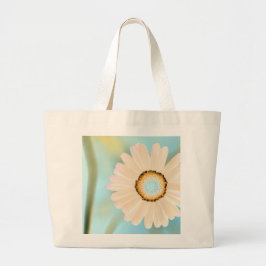 Licht Sinaasappel Daisy Canvas tas