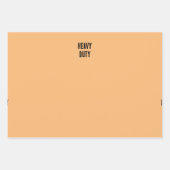 Licht sinaasappel op zwaar werk berekend inpakpapi inpakpapier vel (Voorkant 2)