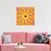 Licht Spectrum Spin Behang Canvas Afdruk (Insitu (Woonkamer))