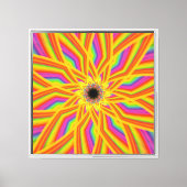 Licht Spectrum Spin Behang Canvas Afdruk (Voorkant)