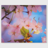 Licht spelen op Sakura Cadeaupapier (Vlak)