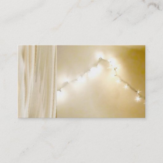 Licht Spiritueel Glow Night Firefly Visitekaartjes (Voorkant)