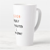 Licht Spooky Witte Halloween Koffie Mok (Rechterhoek)