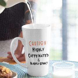 Licht Spooky Witte Halloween Koffie Mok