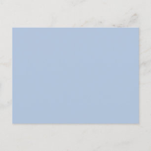 Licht staal Blauw Solid Color Briefkaart