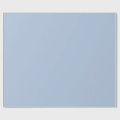 Licht staal Blauw Solid Color Cadeaupapier (Vlak)