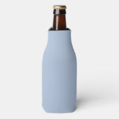 Licht staal Blauw Solid Color Flesjeskoeler (Fles Voorkant)