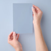 Licht staal Blauw Solid Color Flyer (Hand)