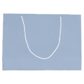 Licht staal Blauw Solid Color Groot Cadeauzakje (Achterkant)