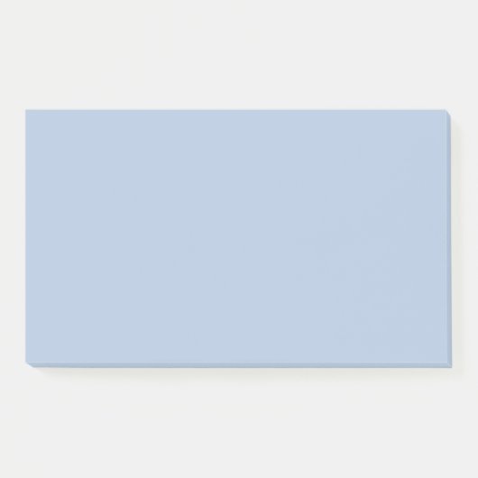 Licht staal Blauw Solid Color Post-it® Notes (Voorkant)