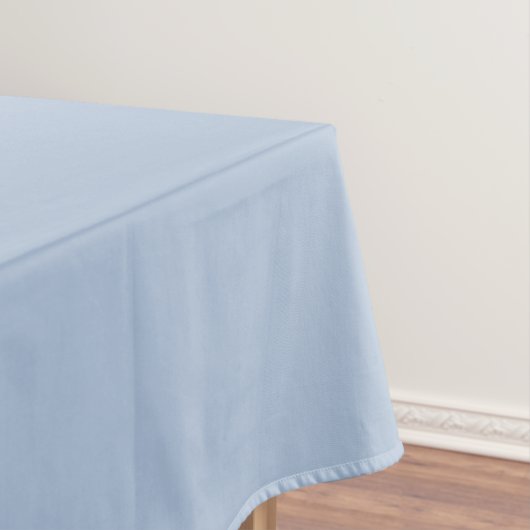 Licht staal Blauw Solid Color Tafelkleed (Voorbeeld)
