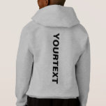 licht staal grijs jongens Kinder Sjabloon<br><div class="desc">Toevoegen Logo Afbeelding Fototekst  Sjabloon Kinder Modern Elegant Licht Staal Grijs Achterkant Gedrukt Basic Hooded Sweatshirt / Pullover / Hoodie.</div>