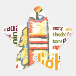 Licht Ster Sticker