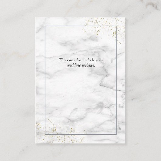 Licht Stoffig Blauw Bourgogne Goud Bruiloft Detail Informatiekaartje (Achterkant)