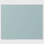 Licht Stoffig Blauw - Verpakkend Document Broodje Cadeaupapier (Vlak)