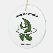 Licht stomp keramisch ornament (Links)