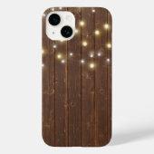 Licht String op eikenhout Case-Mate iPhone Case (Achterkant)