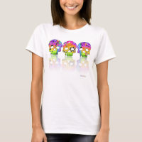Licht T-shirt - POP ART SKULLS