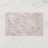 Licht Tan Marble Visitekaartjes Groter (Achterkant)