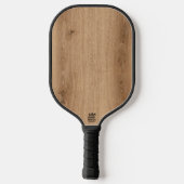 licht teakhout pickleball paddle (Achterkant)