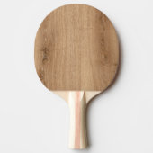 Licht Teakhout Tafeltennisbatje (Voorkant)