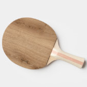 Licht Teakhout Tafeltennisbatje (Zijkant)