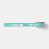 Licht Teal Satijnen Lint - Gepersonaliseerd Lint (Voorkant)
