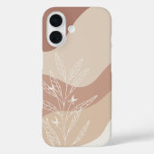Licht Terracotta Boho Colour Flow Botanisch Case-Mate iPhone Case (Achterkant)