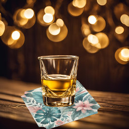 Licht Tropisch Essentie Papier Coaster Kartonnen Onderzetters