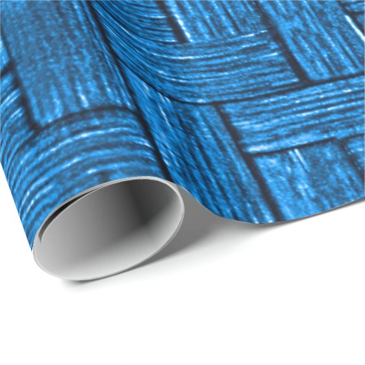 Licht Turquoise Lincoln Logs Wrapping Paper Cadeaupapier (Rol Hoek)