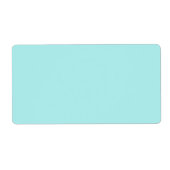 Licht Turquoise Verzendlabel (Voorkant)