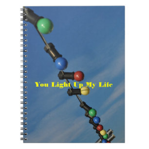 Licht u omhoog Mijn Leven Notitieboek
