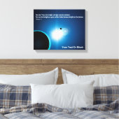 Licht uit duisternis - Genesis 1:4 Canvas Afdruk (Insitu (Slaapkamer))