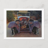 " Licht uit - vlak kop V-8 met voeding " Briefkaart (Voorkant)